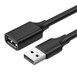 ugreen usb 2.0 extension cable – male to female, 480mbps data transfer – 1m